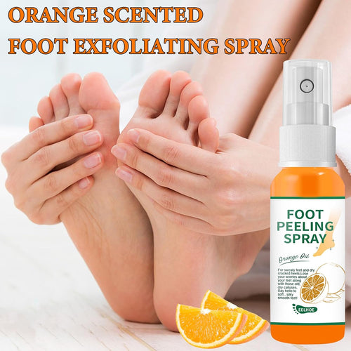 Spray Exfoliant Pentru Picioare Din Ulei de Portocală